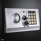Giant Storage Electronic Safe Lock with Key Backup - Afrofit GymStore