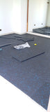 HIGH DENSITY GYM RUBBER FLOOR EXERCISE MATS 20MM 18kg/BLOCK 4PC 1SQM Blue Flecks - Afrofit GymStore
