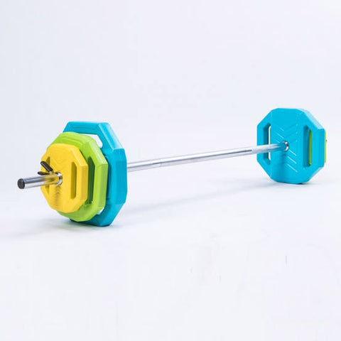 LIVEPRO 40KG STUDIO WEIGHT BARBELL SET WEIGHTBAR
