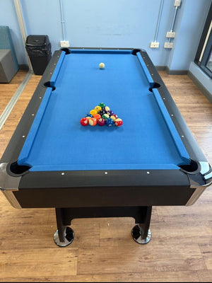Imported Luxury 7ft Pool Table With Blue LED Light - Afrofit GymStore