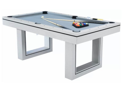 Imported Proffessional Luxury Pool Table 7ft, With Grey Velvet Play Surface, 25mm Metal Support, With Full Accessories - Afrofit GymStore