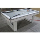 Imported Proffessional Luxury Pool Table 7ft, With Grey Velvet Play Surface, 25mm Metal Support, With Full Accessories - Afrofit GymStore