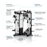 Insight Fitness Multi Function Gym with Smith Double Stack Machine - C5 - Afrofit GymStore
