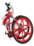 Land Rover Folding High Carbon Steel 26" Mountain Bike – 21 Speed Gear Mountain Bicycle - Afrofit GymStore