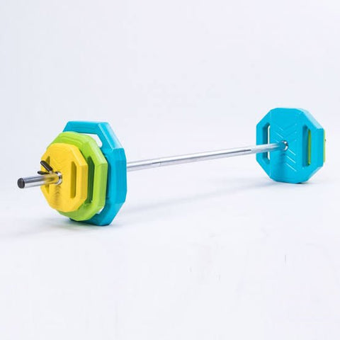 LIVEPRO 40KG STUDIO WEIGHT BARBELL SET WEIGHTBAR - Afrofit GymStore
