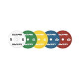 LIVEPRO ELITE COLORED RUBBER BUMPER PLATE PAIR LP8332 - Afrofit GymStore