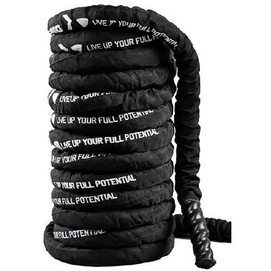 LIVEPRO HEAVY DUTY COVER ENHANCED BATTLE ROPE 12.5KG 1.5"x 50FT - Afrofit GymStore