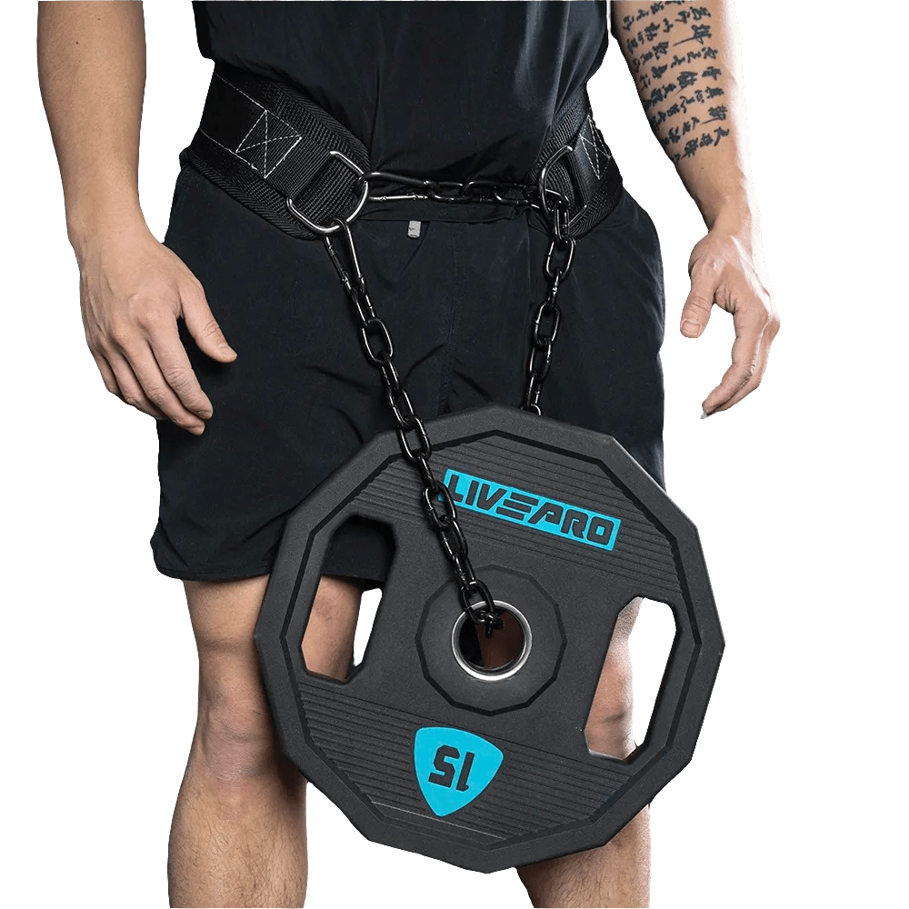 LIVEPRO UNISIZE SPORTS DIP BELT - Afrofit GymStore