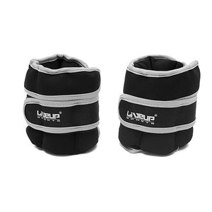 LIVEUP ADJUSTABLE SOFT ANKLE WEIGHT Upto 2.5KG PAIR - Afrofit GymStore