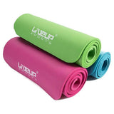 LIVEUP SPORTS NBR EXERCISE MAT 1.2CM THICK 180x60/1000G with Carry Straps - Afrofit GymStore