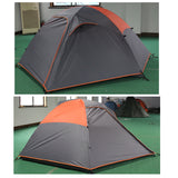 2 Perosn Hiking Tent In Aluminum Pole (127+85)X224X104Cm, 210T Ripstop Polyster
