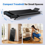 MERACH T19 Walking Pad Treadmill with Auto 6% Incline, 12km/h, 3HP, Easy Store, LED Screen, Smart APP - Afrofit GymStore