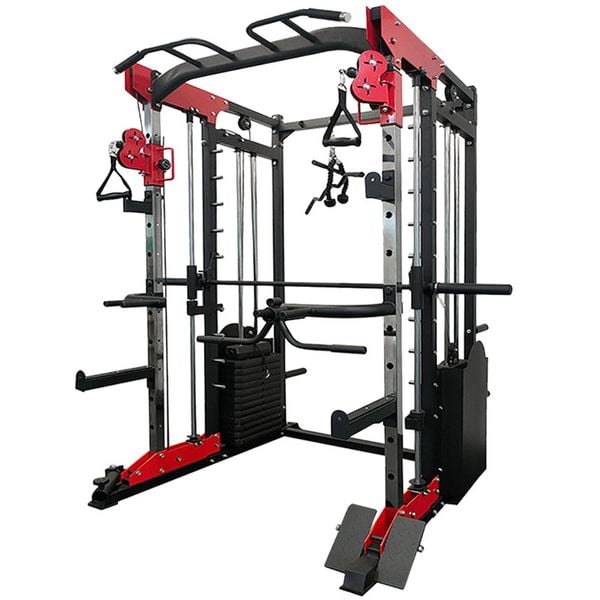 Multi - Functional Doube Weight Stack Smith Super Rack Machine - Afrofit GymStore