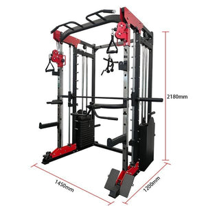 Multi - Functional Doube Weight Stack Smith Super Rack Machine - Afrofit GymStore