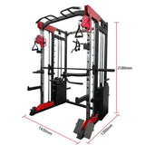 Multi - Functional Doube Weight Stack Smith Super Rack Machine - Afrofit GymStore