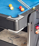 Multi - game Leisure 7ft Revolver 4 - in - 1 Pool/Air Hockey Tennis Ping Pong Dining table - Afrofit GymStore