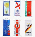 National Teams Country Flag Cloth Fabric Hanging Banner Material 35inch x 96inch - Afrofit GymStore