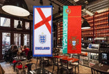 National Teams Country Flag Cloth Fabric Hanging Banner Material 35inch x 96inch - Afrofit GymStore