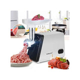 okany 2500W Home And Butchery Stainless Steel Meat Grinder Mincer Sausage Stuffer, Stainless Steel Blade And Plates And 1 Sausage Maker - Afrofit GymStore