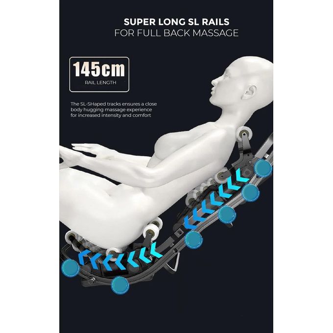 OKINAWA LUXURY ZERO GRAVITY MASSAGE CHAIR WITH BLUETOOTH MUSIC FUNCTION - Afrofit GymStore
