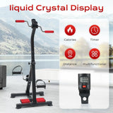 Pedal Exerciser, Hand Arm Knee and Leg Exercise Machine for Seniors, Height-Adjustable, with LCD Display and Foot Massage Roller - Afrofit GymStore
