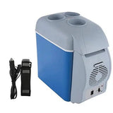Portable Car Cooler and Warmer - 7.5L Electric Mini Fridge for Travel and Camping - Afrofit GymStore