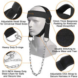 Adjustable Head Harness Exerciser with Chain KFit