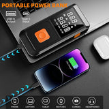 Digital Car Battery Jump Starter with Air Compressor, 4000A 12V Car Battery Jumper with 150PSI Inflator