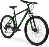 Bluelander Mountain Bike, 29 Bicycle, Steel Frame Mountain Bike, 21 Speed, Adult, Double Brake, Aluminium Rims