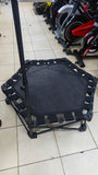 Rebounder Trampoline for Indoor & Outdoor Fitness, Foldable & Compact, Quiet Elastic