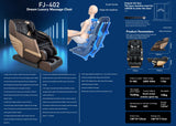 YSx FUJITSU LUXURY ZERO GRAVITY MASSAGE CHAIR FJ 402