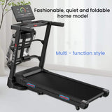 Brushless Foldable Smart Domestic Treadmill 14km/h 15% Incline 150kg User 4HP