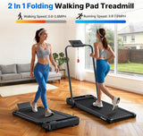 MERACH T19 Walking Pad Treadmill with Auto 6% Incline, 12km/h, 3HP, Easy Store, LED Screen, Smart APP