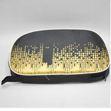 Table Tennis Bat (Racket) X 2pcs With 3 Orange Balls In Zip Printed Pouch