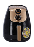 Krypton Air Fryer with Rapid Air Circulation, 3.5L Capacity, 1500W, Adjustable Temperature, Rose Gold/Black