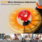 RIKSION Magnetic Resistance Stationary Bike for Home Whisper Quiet, Indoor Cycling Bike with Heavy Sturdy Frame, Adjustable Tension