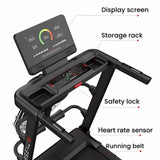Brushless Foldable Smart Domestic Treadmill 14km/h 15% Incline 150kg User 4HP