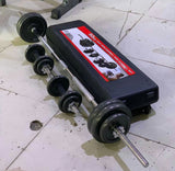 50KG ADJUSTABLE DUMBBELL TO BARBELL SET WITH CARRY CASE ANTI RUST