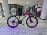 XSDU XT-500 26" Hardtail Carbon Steel Frame Bike, 21 Speed - All Terrain Mountain Bike