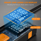 Digital Car Battery Jump Starter with Air Compressor, 4000A 12V Car Battery Jumper with 150PSI Inflator