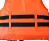 Multi Colored (Orange/Green) Life Vest Jacket Buoyancy Max Weight 100kg Chest 110cm