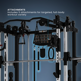 Insight Fitness Multi Function Gym with Smith Double Stack Machine - C5