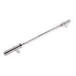 OLYMPIC WEIGHTLIFTING 1.2M LONG BAR WITH CLIPS  WEIGHTBAR