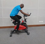 Sportstech SH 100 15kg Flywheel Professional Indoor Cycling Exercise Spin Bike