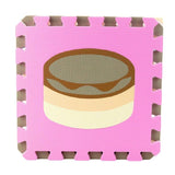 Food Rubber EVA Foam Puzzle Play Mat Floor 10 Interlocking playmat Tiles | 31x31x1 cm