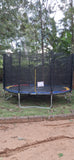 Commercial Grade Heavy Duty Outdoor Kids Play Bouncomg Castle Trampoline With Net 14 Feet