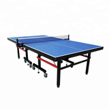 Professional Folding Table Tennis Table Ping Pong 40x40mm Gauge Metal Legs