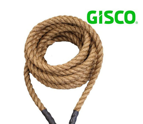Gisco Tug of War Battle Rope Twisted Junior 60576 22m x 24mm 10kg