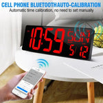 Large Digital Gym Wall Clock with Remote Control.
