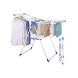 Stainless Steel Foldable Cloth Drying Rack ,Cloth Hanger Stand for Home, Movable Cloth Rack